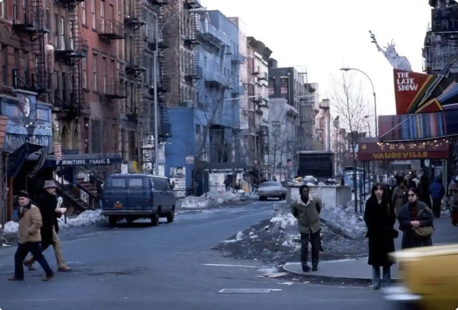 St. Marks Place, New York, close to Basquiat's studio, ca. 1978